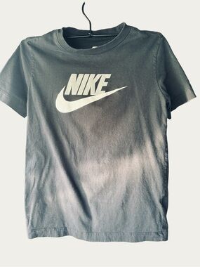 Nike Black Tee with White Swoosh Logo